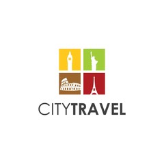 City Travel Logo Modern and Transportation