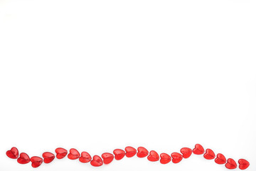 Heart Bead backgroung for St Valentine's day