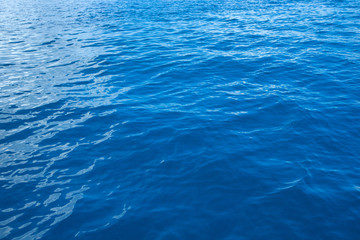 Blue sea water background