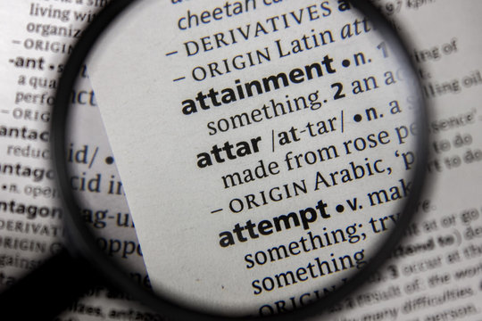 The word or phrase attar in a dictionary.