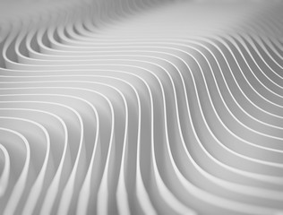 Abstract white  lines wave pattern