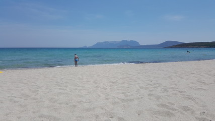 La Pelosa Beach, Strand auf Sardinien, Italien