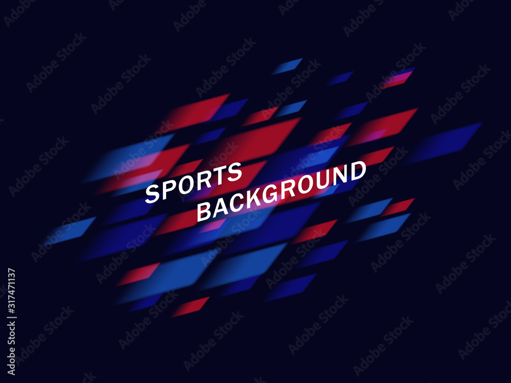 Canvas Prints sport background. high speed motion. abstract vector design