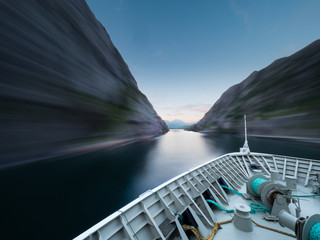 Rush through the Trollfjord