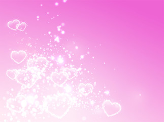 Soft Pink Romance Background For Greeting Card Valentine Day