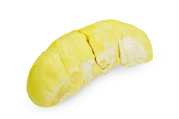 King of fruits, durian on white background with clipping path.