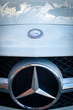 Mercedes SLK 250 Roadster weißes Cabriolet 2014
