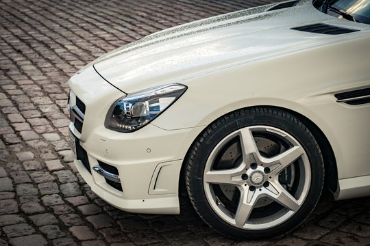Mercedes SLK 250 Roadster wei&szlig;es Cabriolet 2014