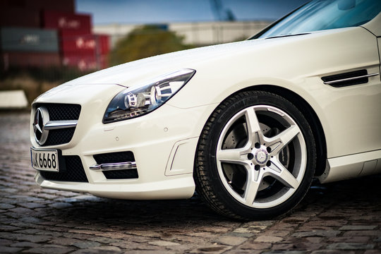 Mercedes SLK 250 Roadster wei&szlig;es Cabriolet 2014