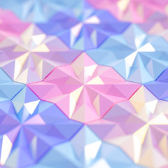 Beautiful, cheerful pattern background. 3d illustration, 3d rendering.