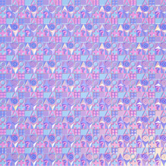 Beautiful, cheerful pattern background. 3d illustration, 3d rendering.