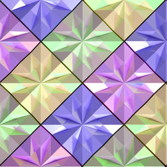 Fototapeta premium Beautiful, cheerful pattern background. 3d illustration, 3d rendering.