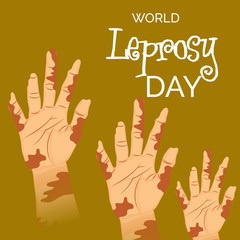 World leprosy day.