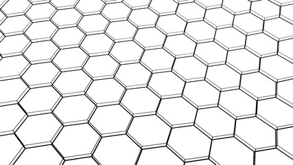 Abstract background, texture design, modern hexagonal pattern, vector illustration