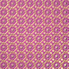 Beautiful, cheerful pattern background. 3d illustration, 3d rendering.