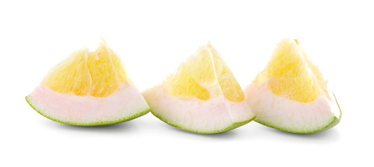 Pomelo fruit an isolated on white background