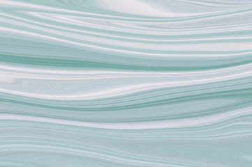 Abstract green and white curved lines in the form of waves 