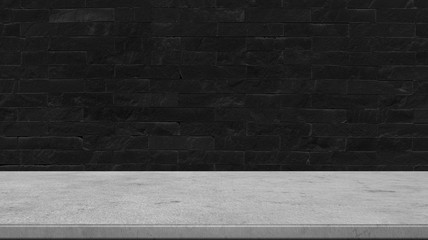 Room cement empty grey texture background.Modern room.Creative design gray floor.luxury interior concrete home brick wall white background.concrete of flooring display.white texture brick wall