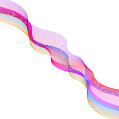 Colors Stripe Wave Micro Lines Abstract Object Pattern Background Texture  