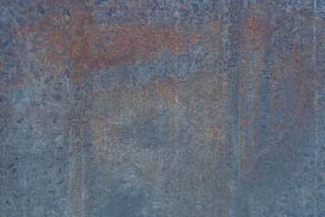 gray brown metal texture from  rusty iron old wall