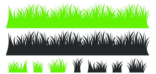 Vector green lawn grass texture illustration: natural, organic, bio, eco label and shape on white background. Ground land grunge pattern. 