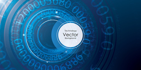 Binary code technology background