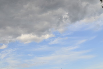 blue sky with clouds
