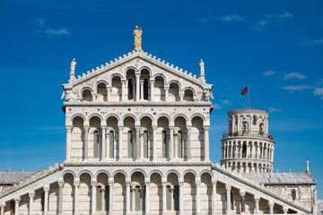 Fototapeta premium Duomo and Tower of Pisa Tuscany Italy