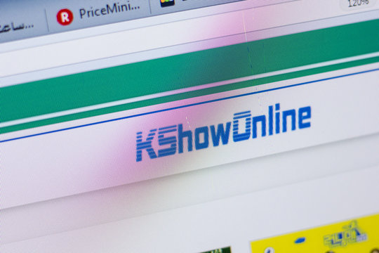 Ryazan, Russia - June 16, 2018: Homepage of KshowOnline website on the display of PC, url - KshowOnline.com.