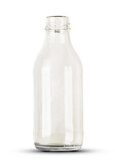 small glass empty vial