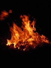 Fototapeta na wymiar Fire Night