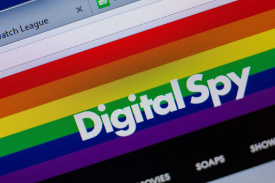 Ryazan, Russia - June 16, 2018: Homepage of DigitalSpy website on the display of PC, url - DigitalSpy.com.