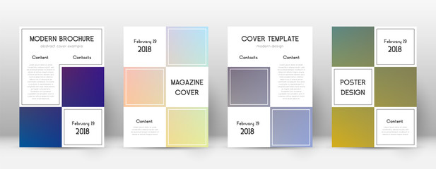 Flyer layout. Business eminent template for Brochu