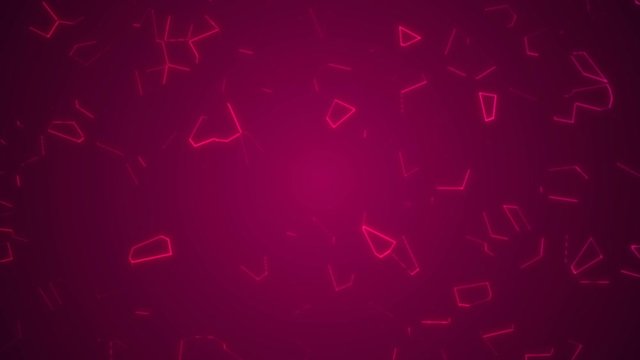 Royal red ( maroon, marsala, burgundy) gradient seamless looped animated background. LED ultraviolet random moving lines. 3d abstract render ray. Psychedelic festive digital. Business template pattern