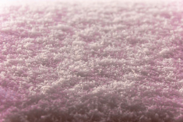 pink abstract  snow background close up for design