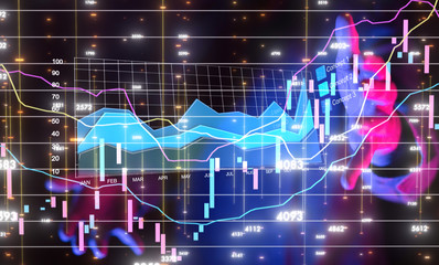 stock Trading digital Investment dashboard