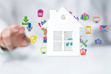 Smart home and future concept