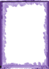 Abstract Sketched Border Illustration in Purple