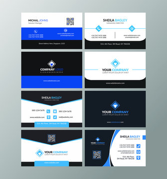 creative and corporate business card design template 
