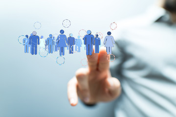 business, people, communication, social network and technology concept