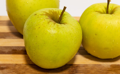Green apple, fresh food, vitamins and minerals for healthy life
