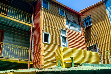 Colorful houses on Caminito street in Buenos Aires, Argentina