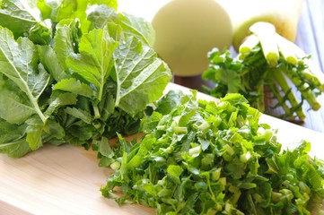 大根の葉　大根葉　野菜