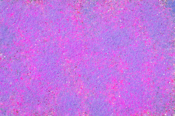 color sand in geometric pattern background 