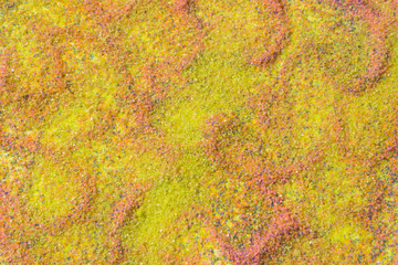 color sand in geometric pattern background 