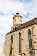 Fototapeta na wymiar St Michael Church in Schwabisch Hall, Germany