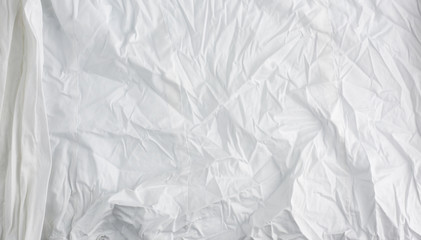 crumpled white cotton fabric, fabric for sewing clothes and shirts