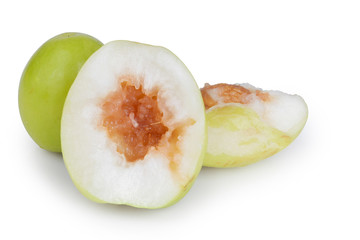  Jujube rotten fruit with worms.