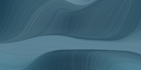 background graphic with smooth swirl waves background illustration with teal blue, blue chill and light slate gray color