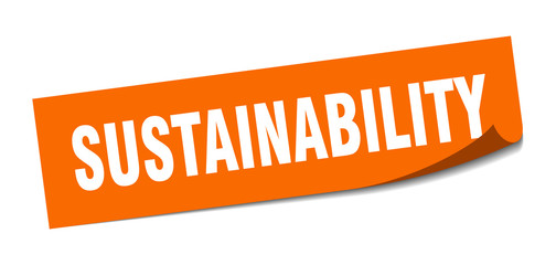 sustainability sticker. sustainability square sign. sustainability. peeler